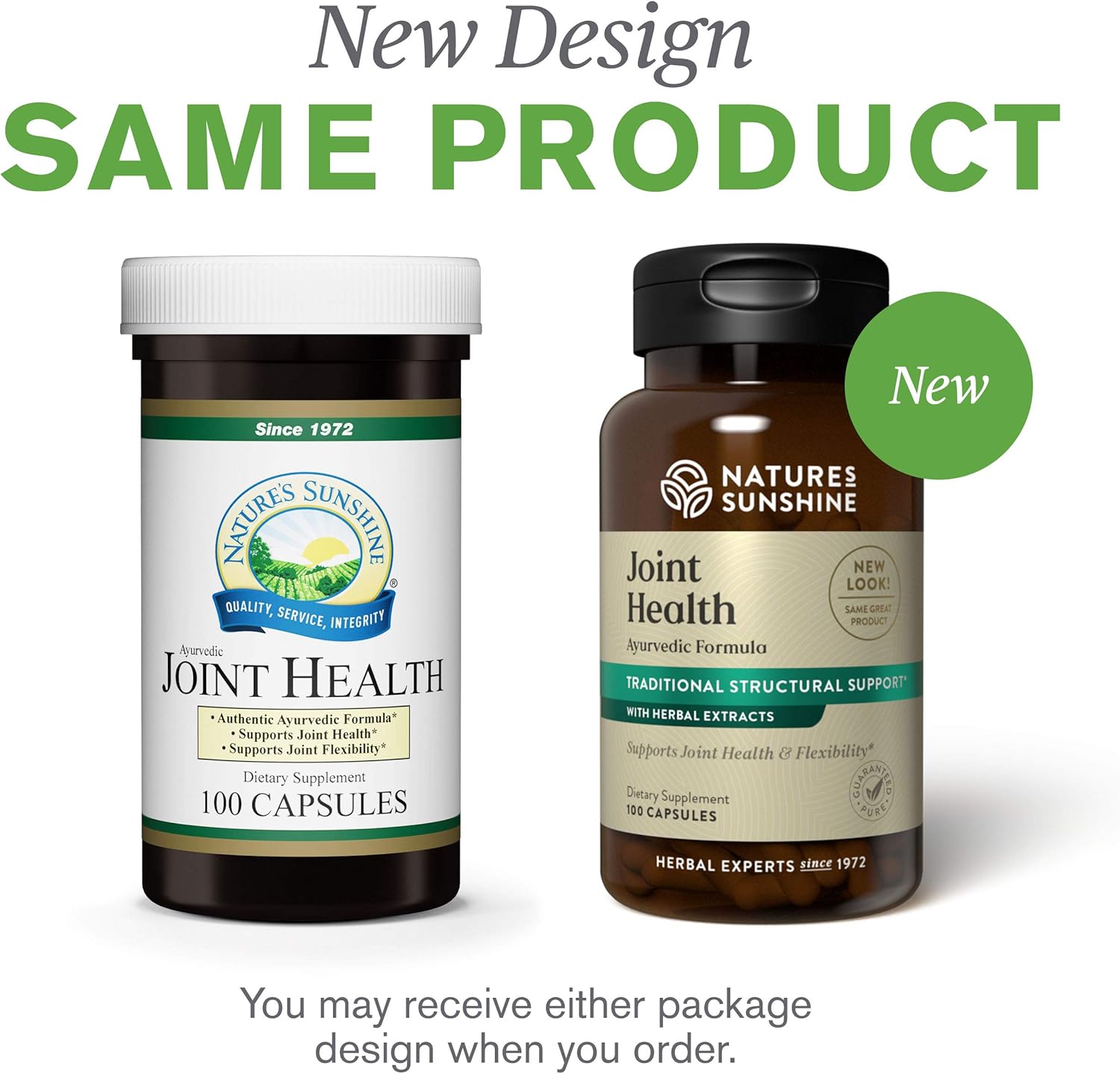 Ayurvedic Joint Health Supplement - 100 Capsules by Nature's Sunshine