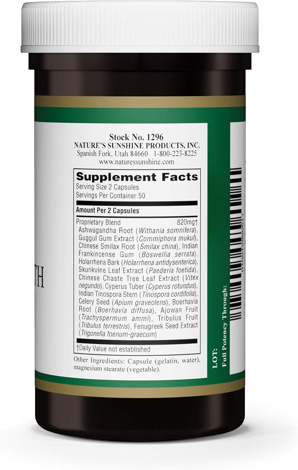 Ayurvedic Joint Health Supplement - 100 Capsules by Nature's Sunshine