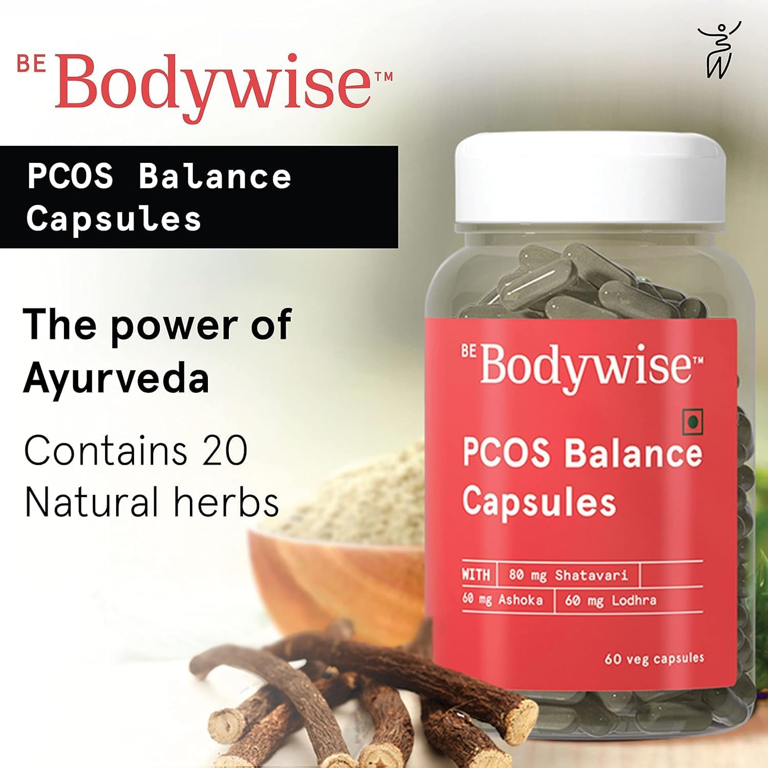 Ayurvedic PCOS Management Kit: 60-Day Pack Capsules & 15 Inositol Sachets - Manage Irregular Periods & Hormonal Imbalance