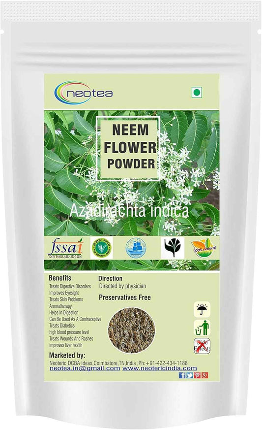 Azadirachta Indica Neem Flower Powder Veppam Poo 200 GM | Neem Flower(Veppam) Powder | Pure & Herbal (Neem) Pushpam Poo | Premium & Organic Indian Lilac Flower Poo