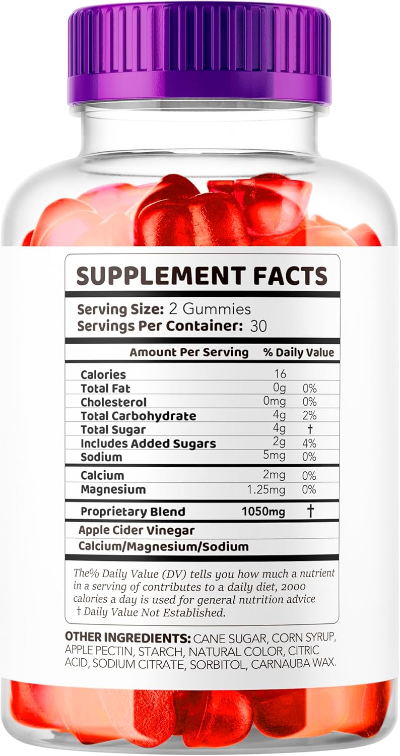Balance Blend Keto ACV Gummies (2 Pack) - 120 Gummies for 2 Months of Natural Weight Management Support