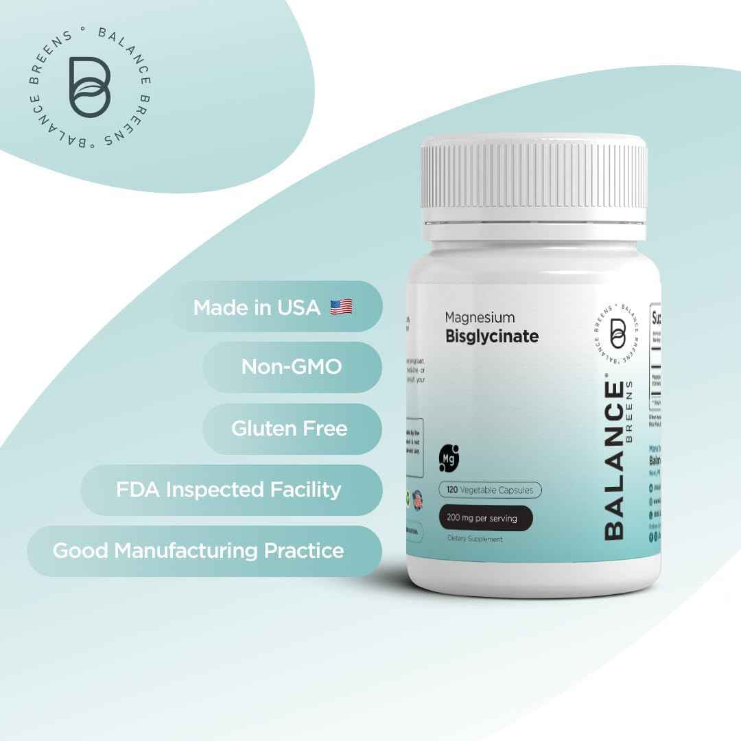 Balance Breens Vertigo Relief 1750mg + Magnesium 200mg Supplement Combo