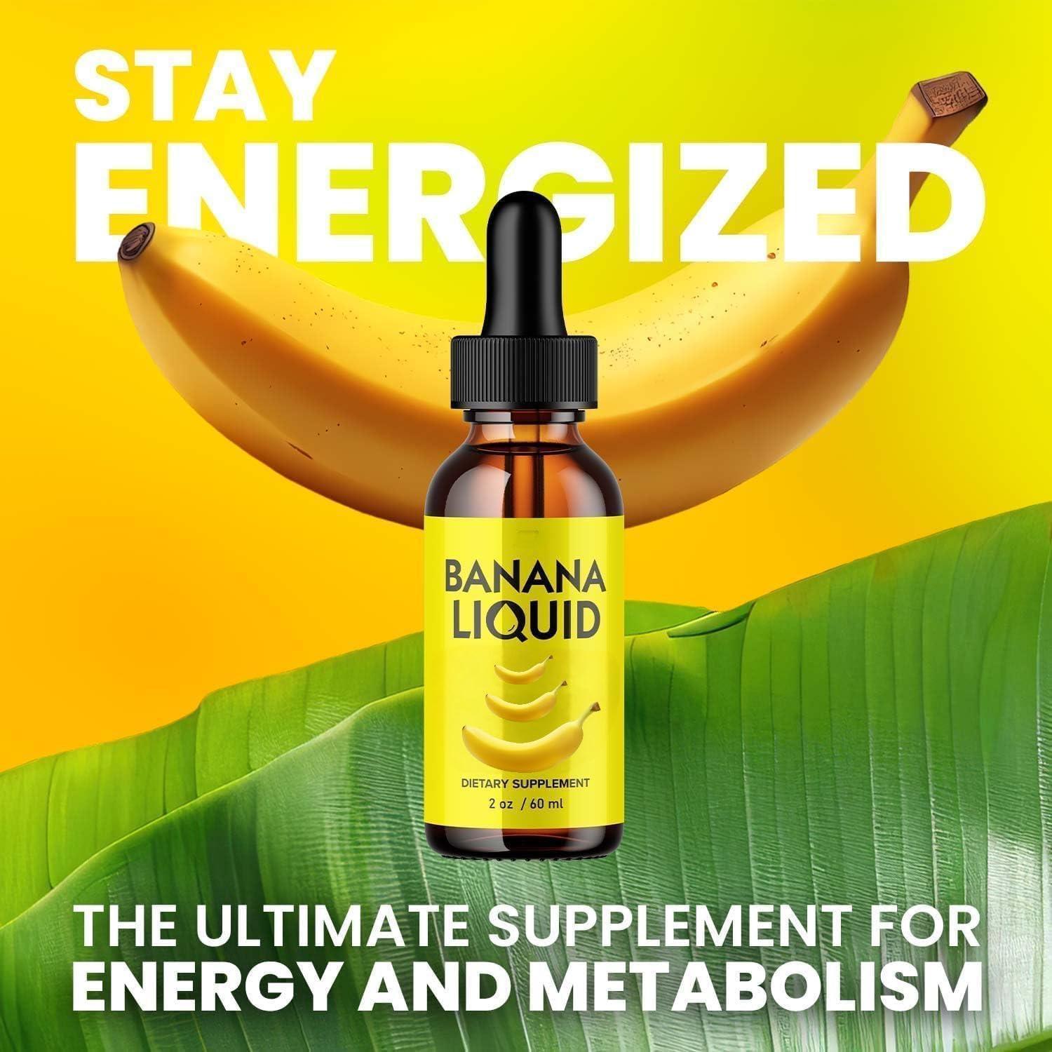 Banana Extract Liquid Supplement for Women's Gut Health - 60ml Original Formula (1 Pack)