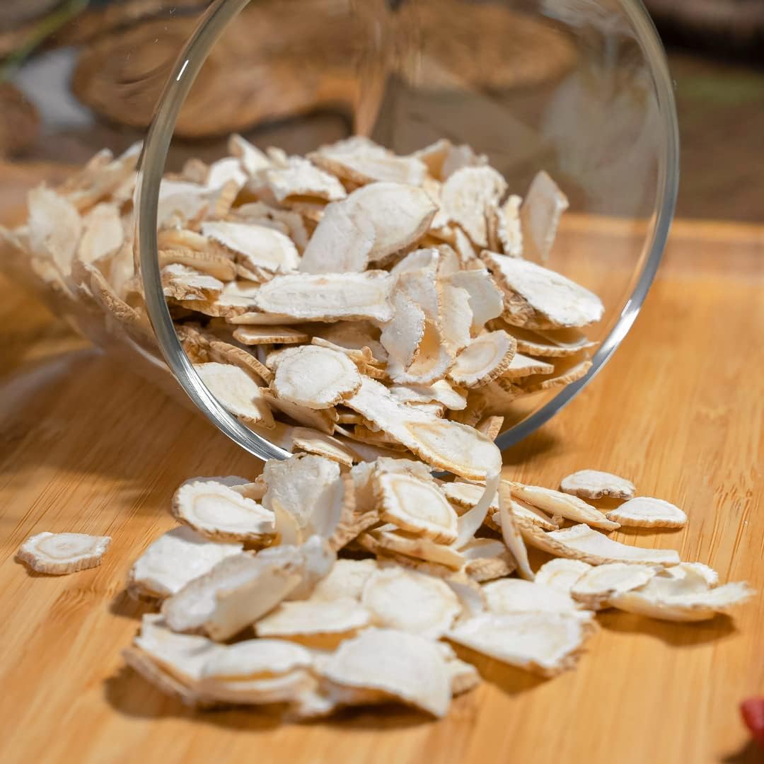 Baumann Wisconsin Ginseng Large Slices 4 oz - 100% Natural Panax Ginseng Herb for Immune Support and Energy Boost