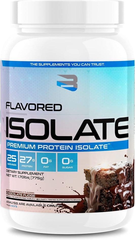 Believe Supplements Choco Fudge Flavored Isolate - High-Quality Protein Powder