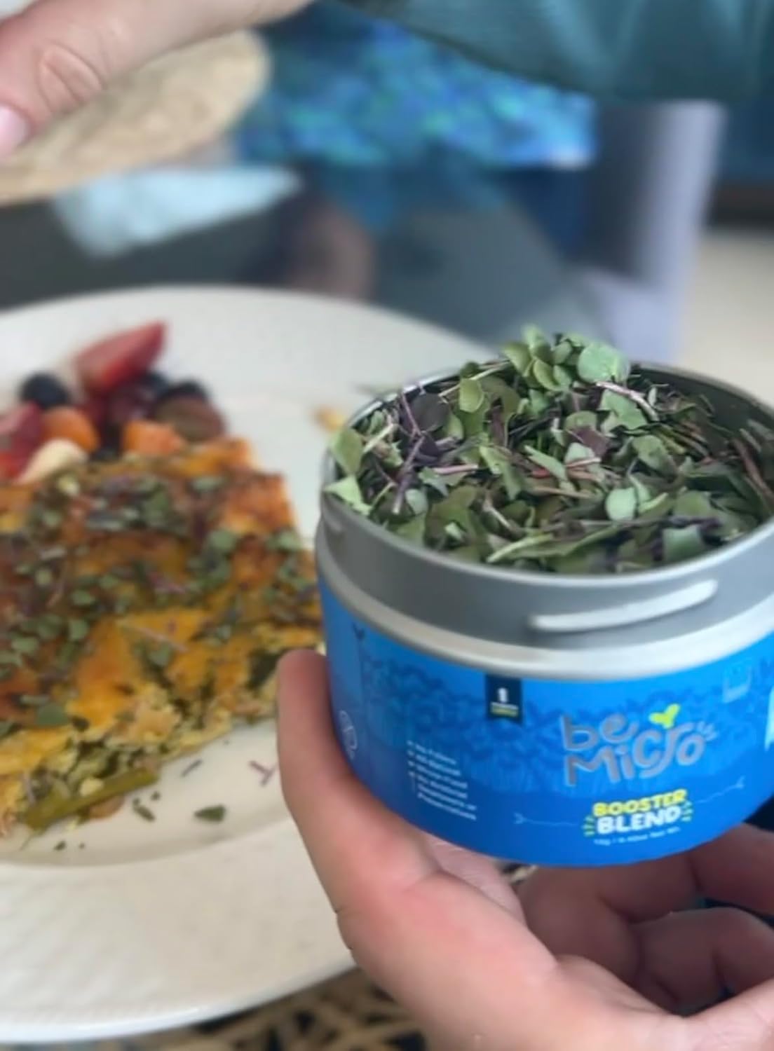BeMicro Whole Food Microgreens - US Grown Broccoli, Cabbage, and Radish Microgreens for Nrf2 Activation and Cellular Health - 12g Pack