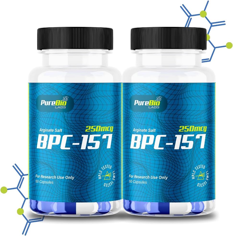 Bepecin-157 Peptide Capsules for Faster Recovery & Gut Support - 250mcg, 120ct - USA Made Supplement by Pure Bio Labs