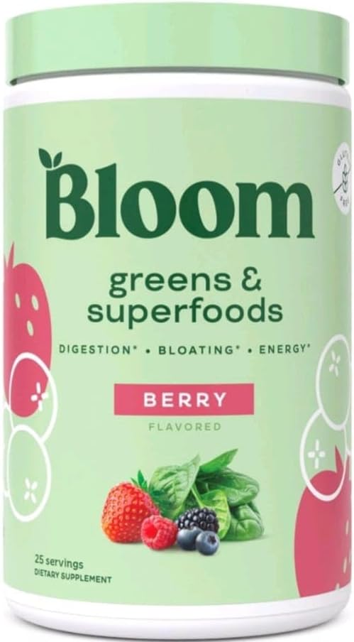 Berry Bloom Nutrition Greens and Superfoods Powder - 4.8oz