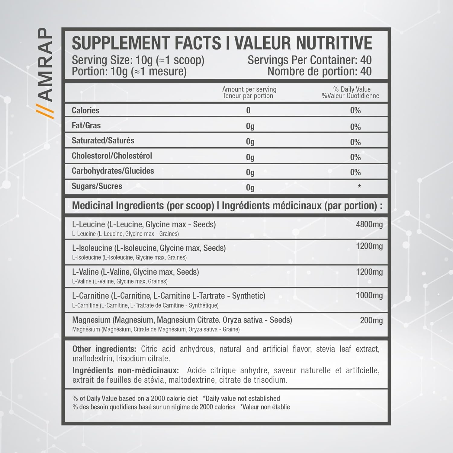 Beyond Yourself AMRAP Grape White North - Energy Boosting Pre-Workout Supplement