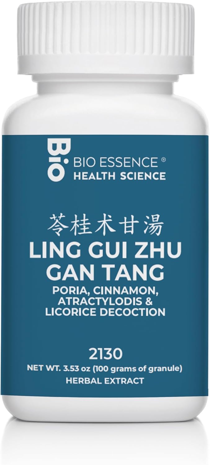 Bio Essence Health Science 2130 Ling GUI Zhu Gan Tang Herbal Decoction with Poria, Cinnamon, Atractylodis, and Licorice