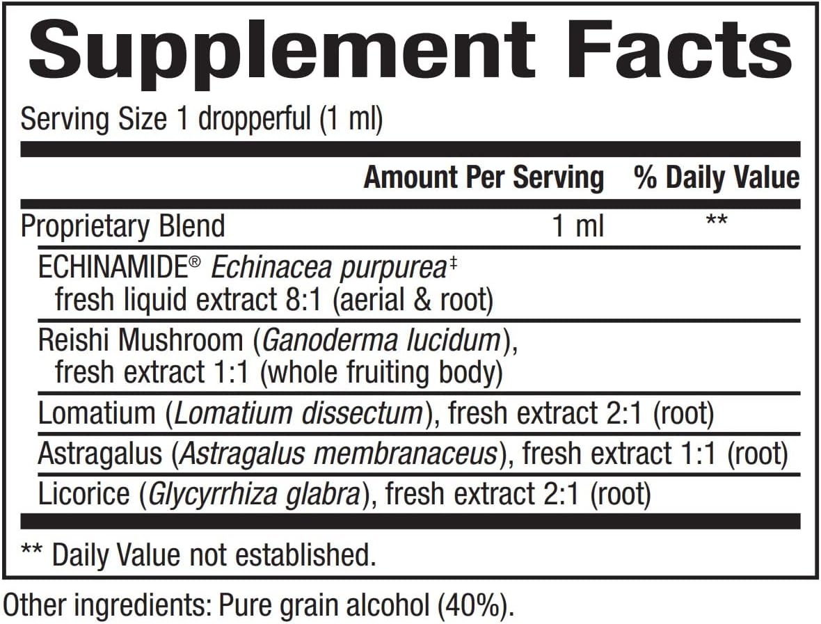 Bioclinic Naturals Immune Align Tincture - 1.7 Fl. Oz. Boosted with Astragalus and Reishi for Immune Support