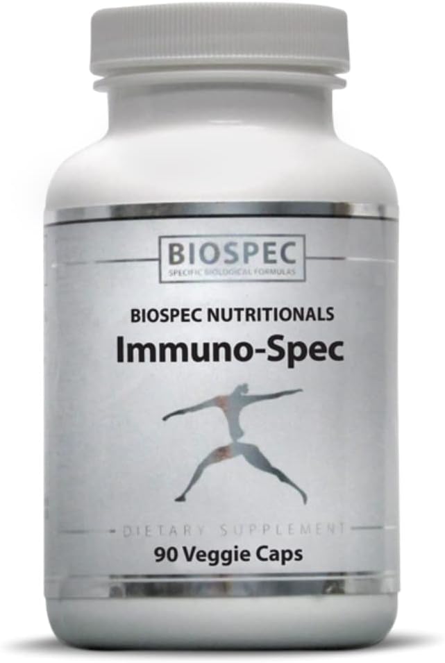 BIOSPEC NUTRITIONALS Immuno-Spec - Daily Immune Support with Essential Vitamins, Minerals, Quercetin, Elderberry, and Bromelain