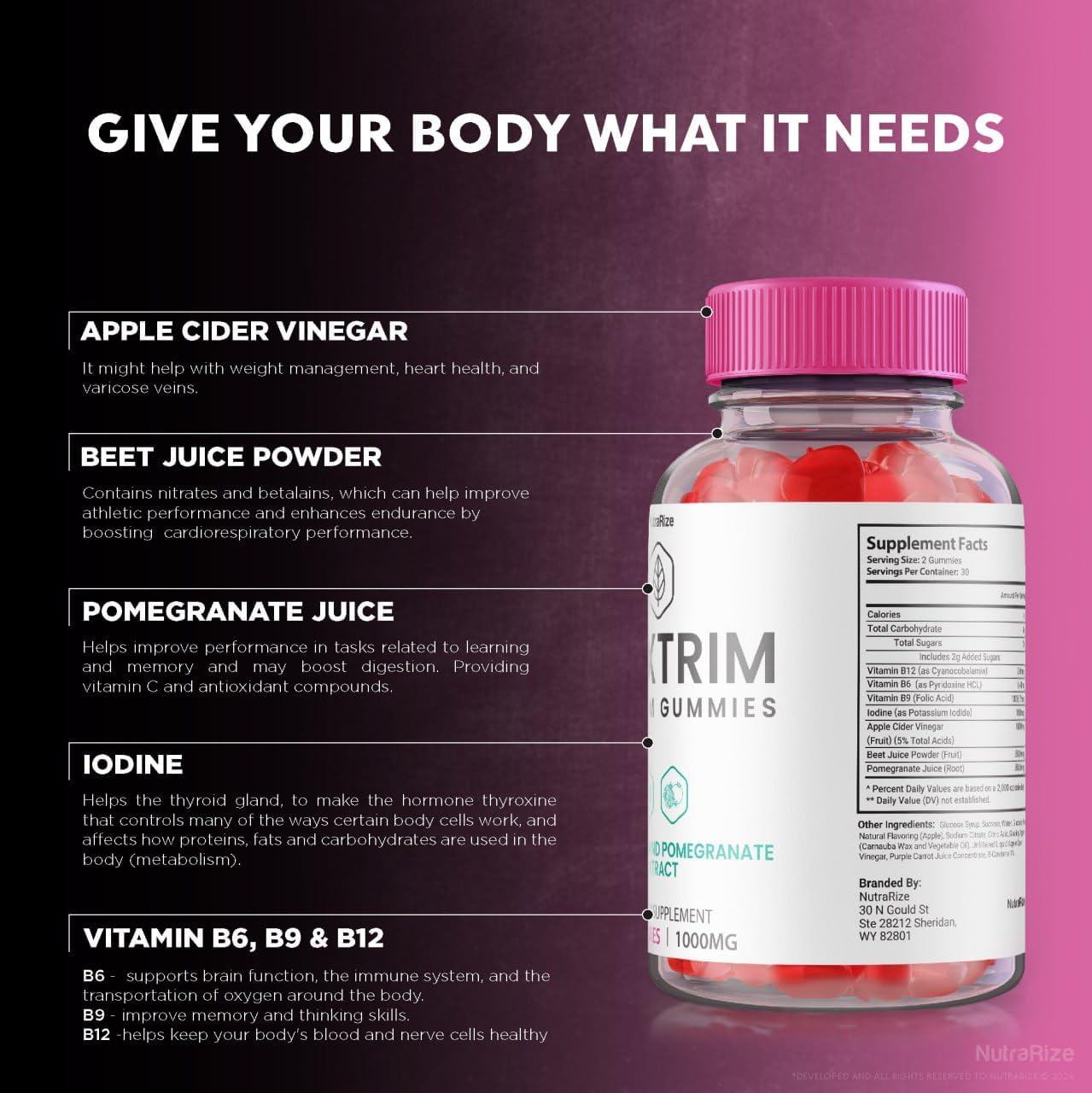 BioXtrim Keto ACV Gummies 3 Pack for Advanced  Slimming Formula  - Maximum Strength Supplement with Keto and ACV - 180 Gummies