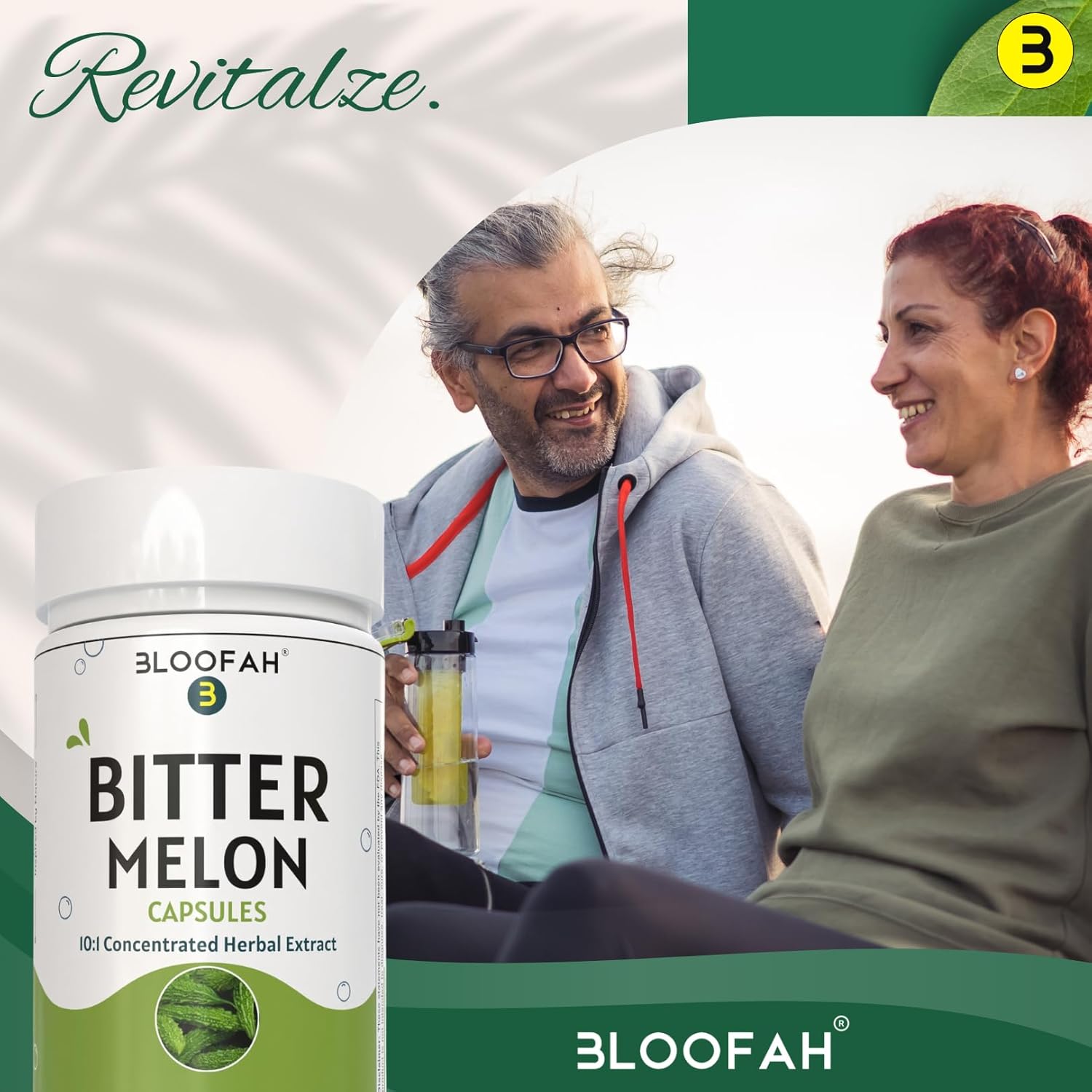 Bitter Melon Fruit Capsules 500mg | Momordica Charantia Extract | Pure & Potent Supplement | Non-GMO, Gluten-Free (60 Capsules)