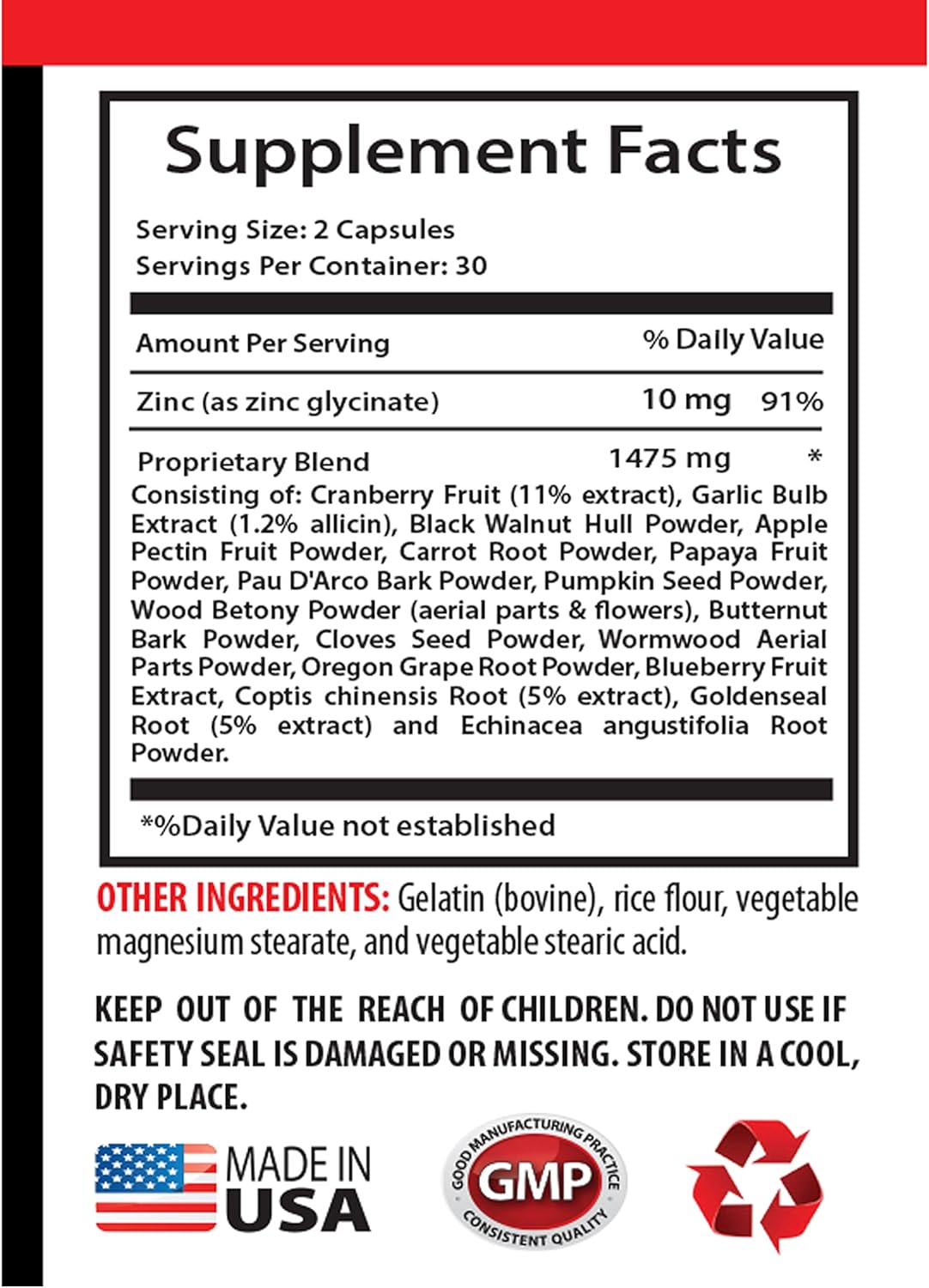 Black Walnut Wormwood Cloves Supplement - 1500 MG Complex, 2 Bottles (120 Capsules) VIP Supplements