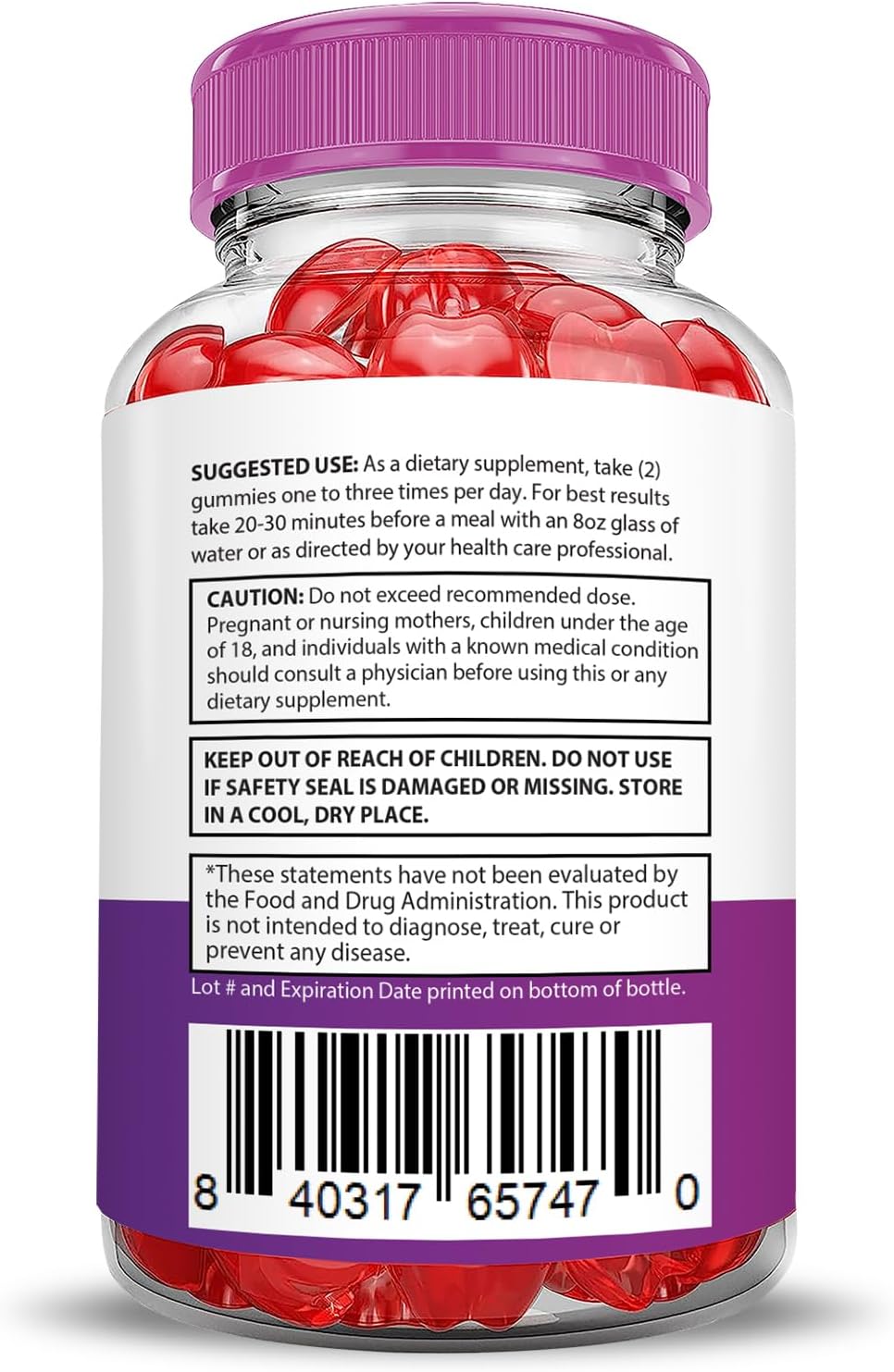 Bliss Keto ACV Gummies (5 Pack) - Advanced Formula 1000MG X 10 with Pomegranate Beet Juice Powder - B12 Vegan Non GMO - 300 Gummies