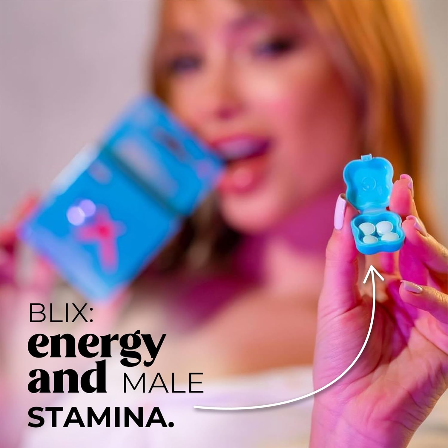 BLIX Men's Energy Booster Supplement - Pack of 4, Increase Stamina and Vitality