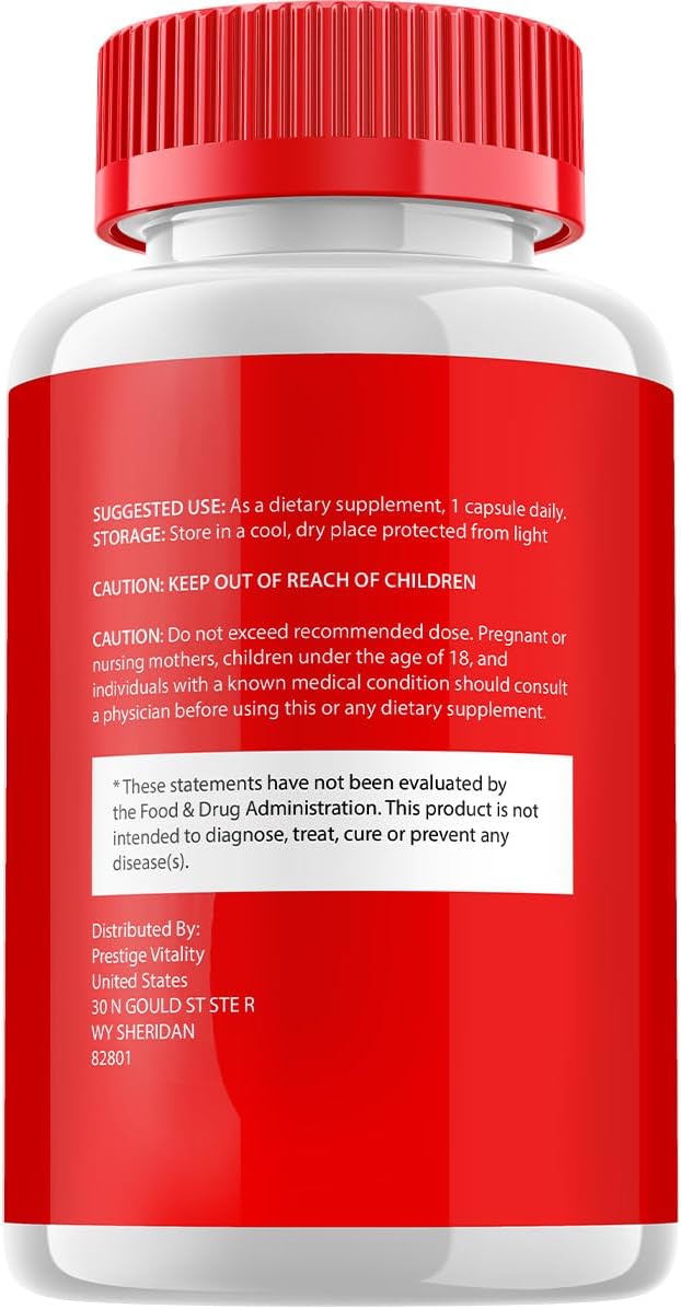 Blood Balance Capsules - Natural Formula for Healthy Levels (3 Pack, 180 Capsules)