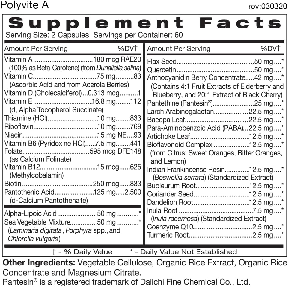 Blood Type A Optimal Health Stack by D'Adamo Personalized Nutrition for Improved Wellness and Vitality