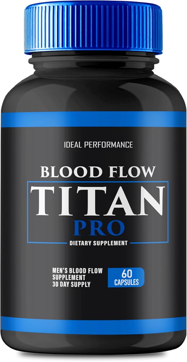BloodFlowTitan Pro Capsules - Advanced Glycogen Supplement for Optimal Performance and Natural Glyco Detox Support (60 Capsules)