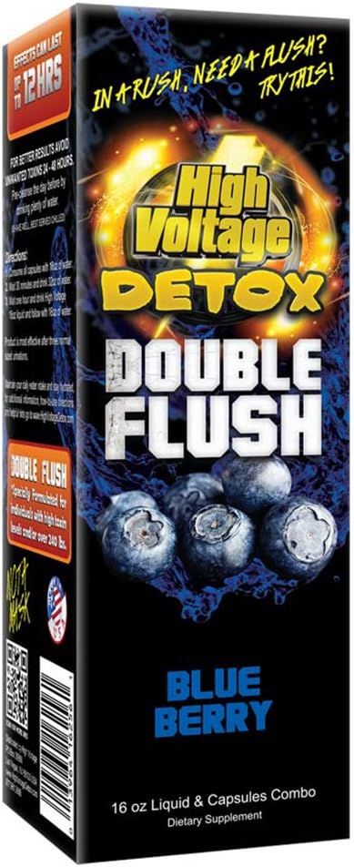 Blue Berry High Voltage Detox Double Flush for Ultimate Toxin Elimination