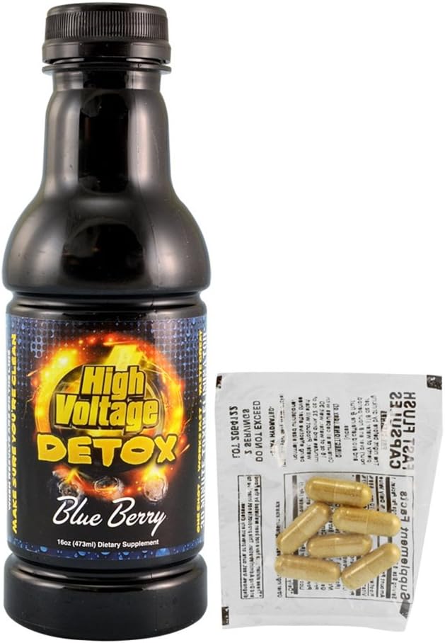 Blue Berry High Voltage Detox Double Flush for Ultimate Toxin Elimination