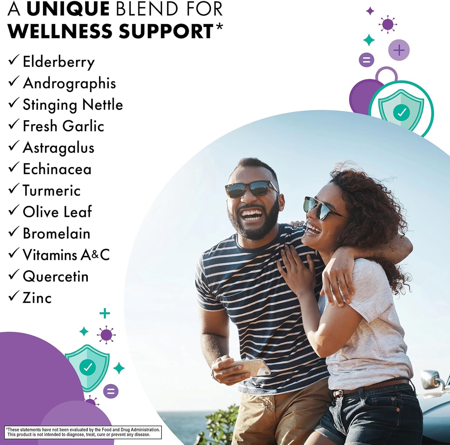 Bluebonnet Nutrition Immune Defense Whole Food-Based Formula Caplets - Seasonal Support, Soy-Free, Gluten-Free, Kosher, Non-GMO, Dairy-Free, Vegetarian - 60 Count