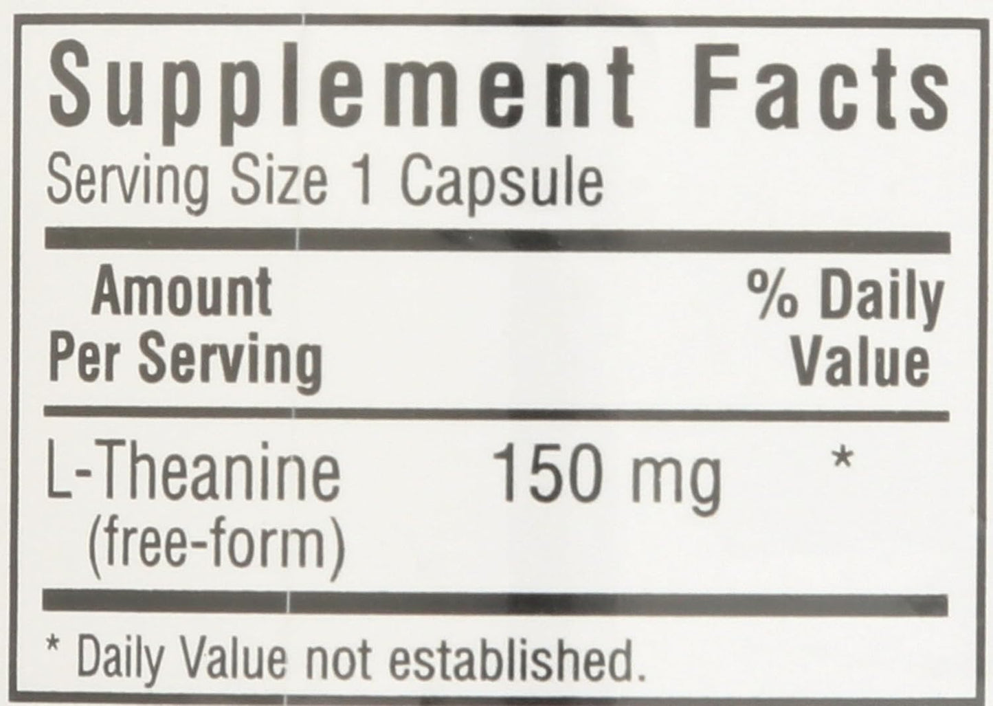Bluebonnet Nutrition L-Theanine 200mg Capsules - 30 Count Bottle