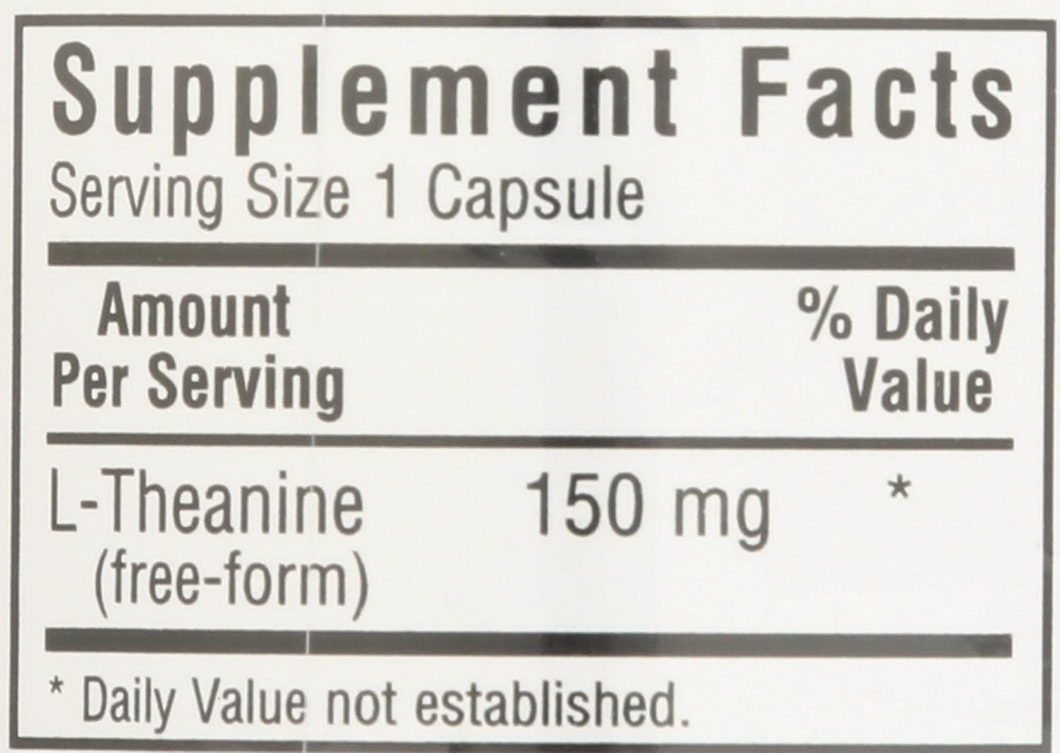 Bluebonnet Nutrition L-Theanine 200mg Capsules - 30 Count Bottle