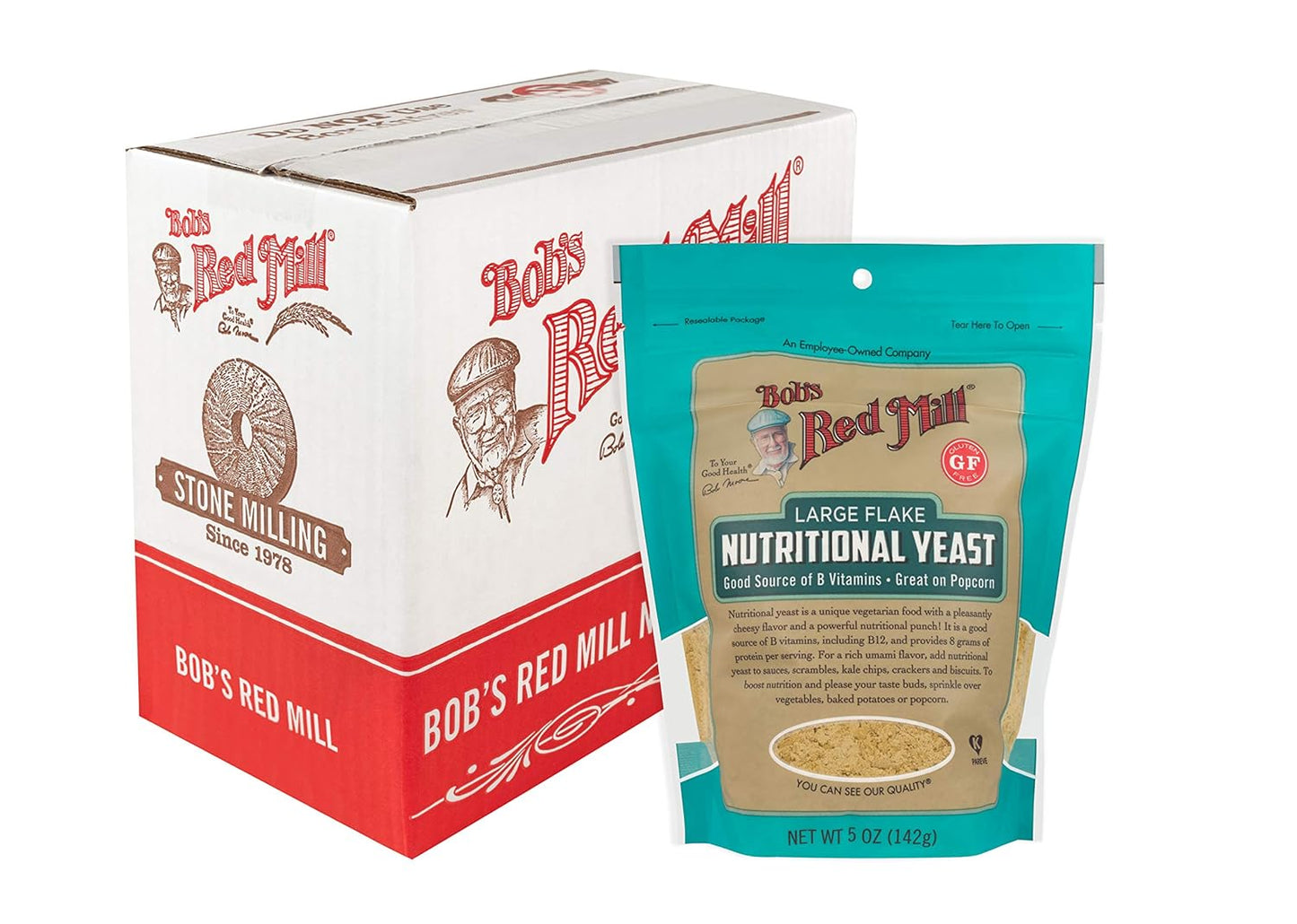Bob's Red Mill Large Flake Gluten Free Nutritional Yeast - 30 Oz Pack