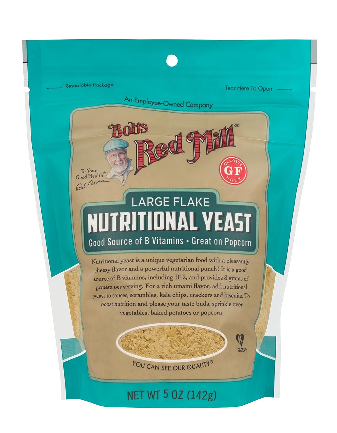 Bob's Red Mill Large Flake Gluten Free Nutritional Yeast - 30 Oz Pack