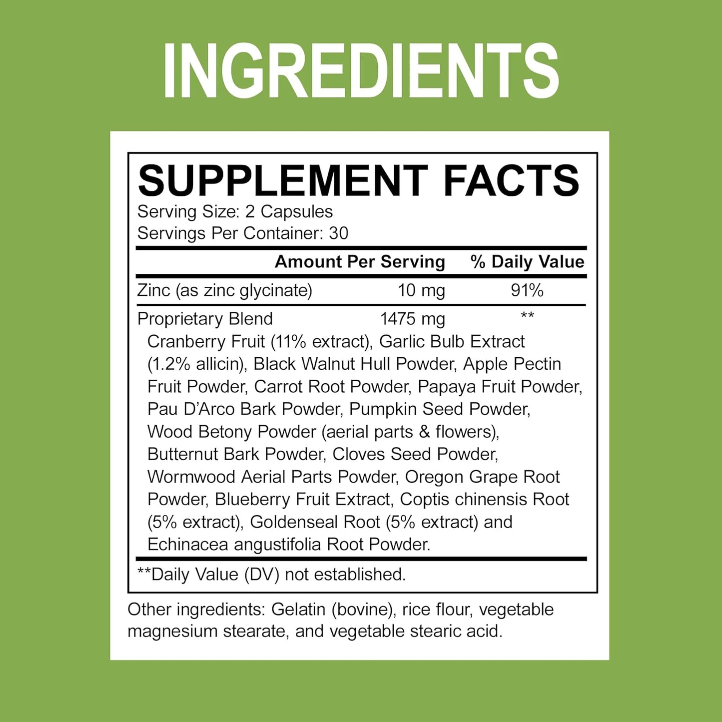 Body Detox Cleanse & Charcoal Capsules for Intestinal Digestive Support - Gut Health Supplement with Wormwood, Black Walnut, and Cloves