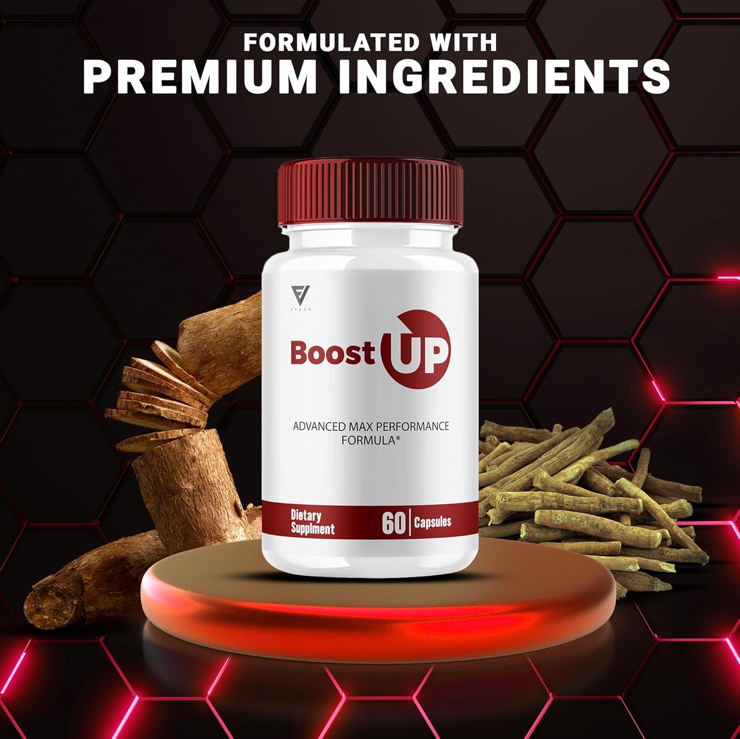 Boost Up Max Performance Capsules (3 Pack) - Daily Support Supplement for Enhanced Strength and Health (180 Capsules)
