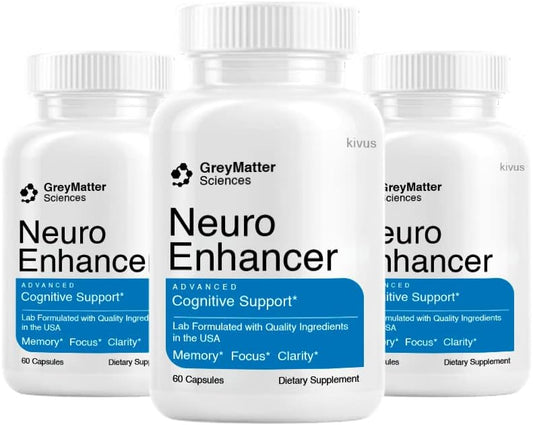 Boost Your Brain with kivus Neuro Enhance - 3 Pack Neuro Enhancer