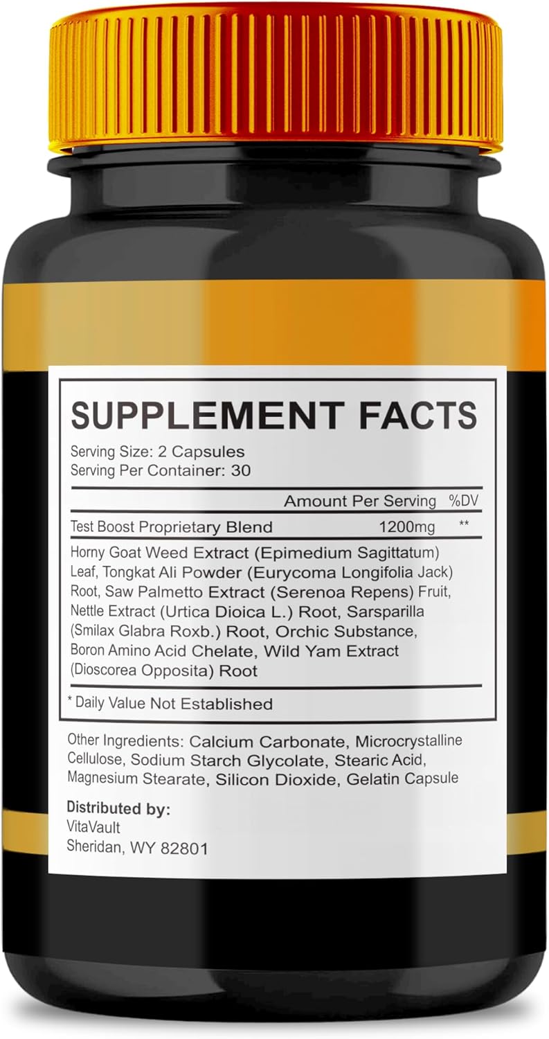 BoosterXT Maximum Strength Capsules - All Natural Supplement (3 Pack)