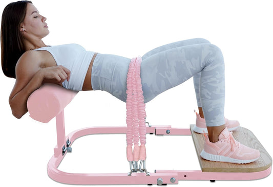 BootySprout Hip Thrust Machine with 45-135 Lbs Resistance for Home Gym Glute Training
