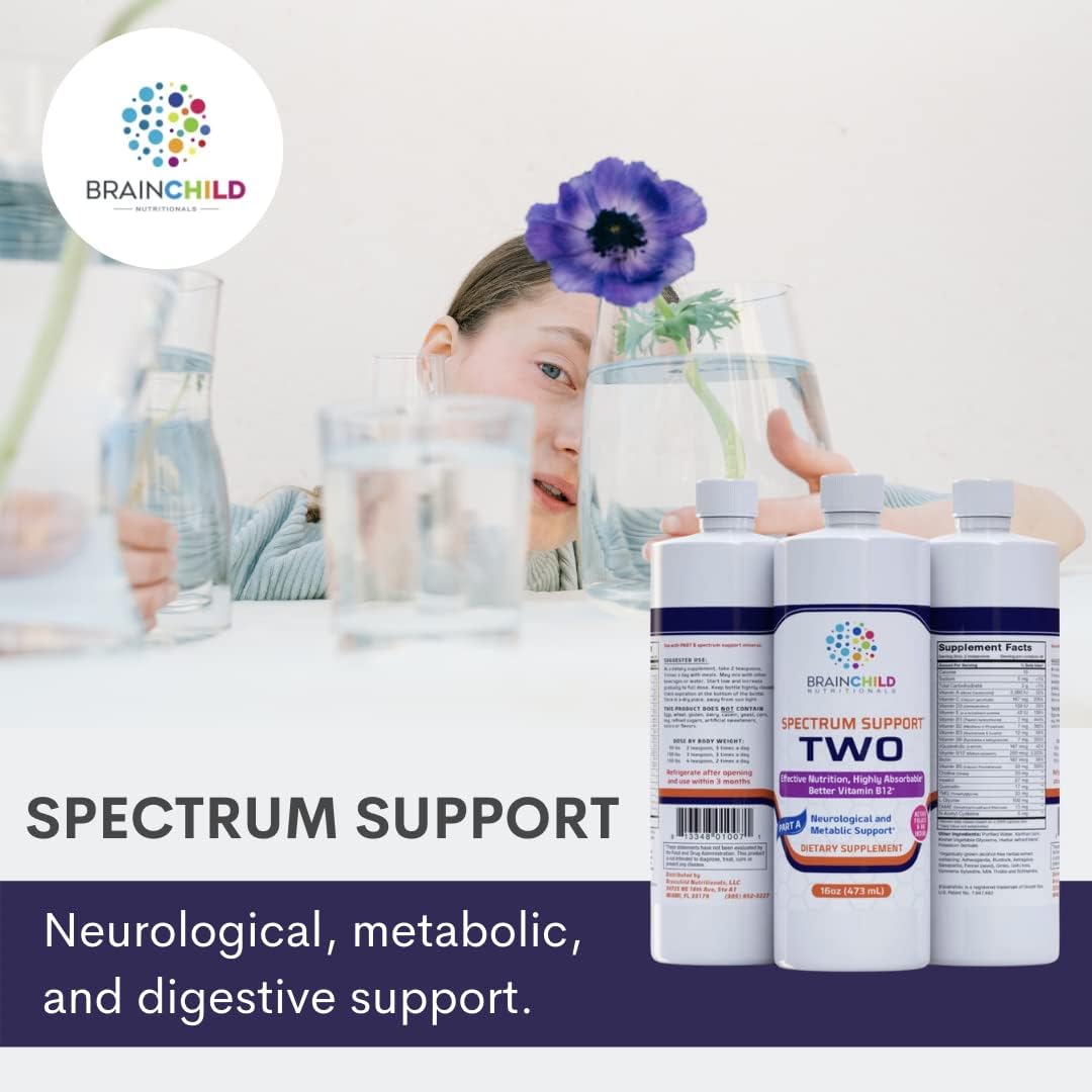 BrainChild Nutritionals Spectrum Support II with P5P - Comprehensive Nutritional Support for Children.