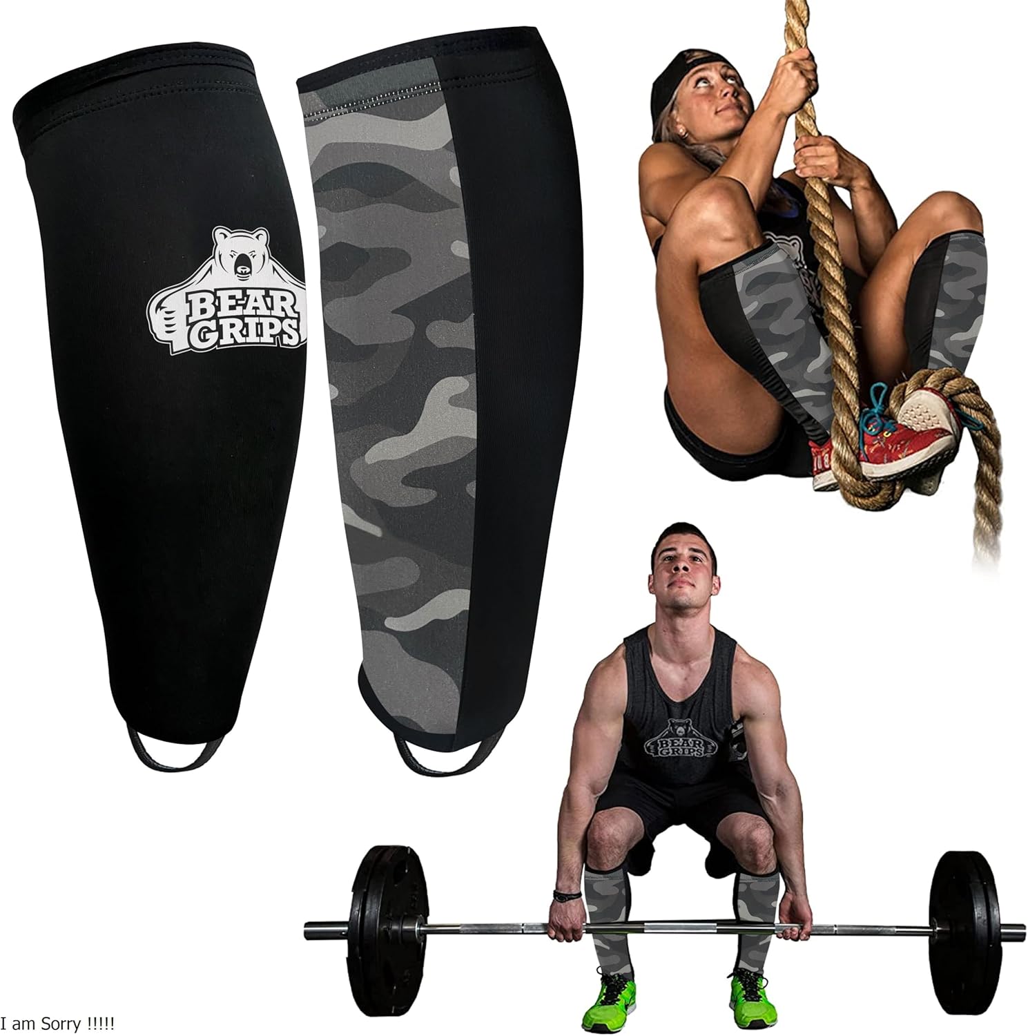 Breathable Deadlift Shin Guards for Men and Women - Calf Support Sleeves for Rope Climbing - Ultimate Shin Protection for Gym Workouts