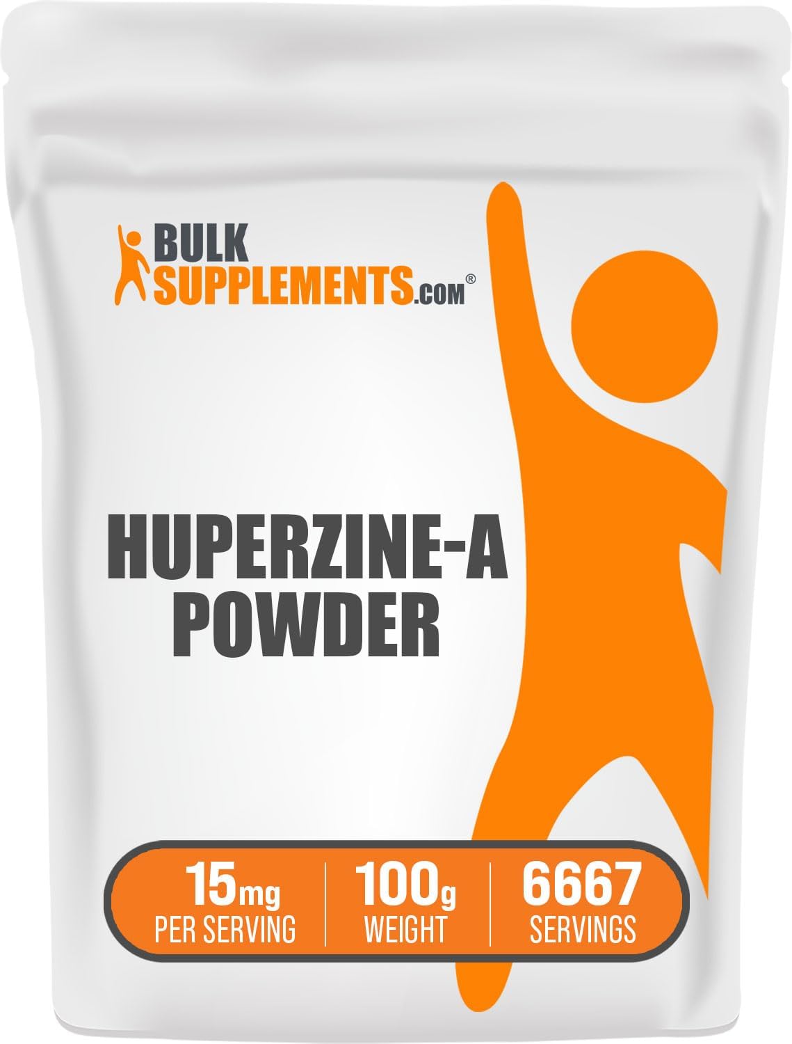 BulkSupplements.com Huperzine A Powder - Pure Nootropic Supplement for Cognitive Health - Gluten-Free Huperzia Serrata Powder - 100g