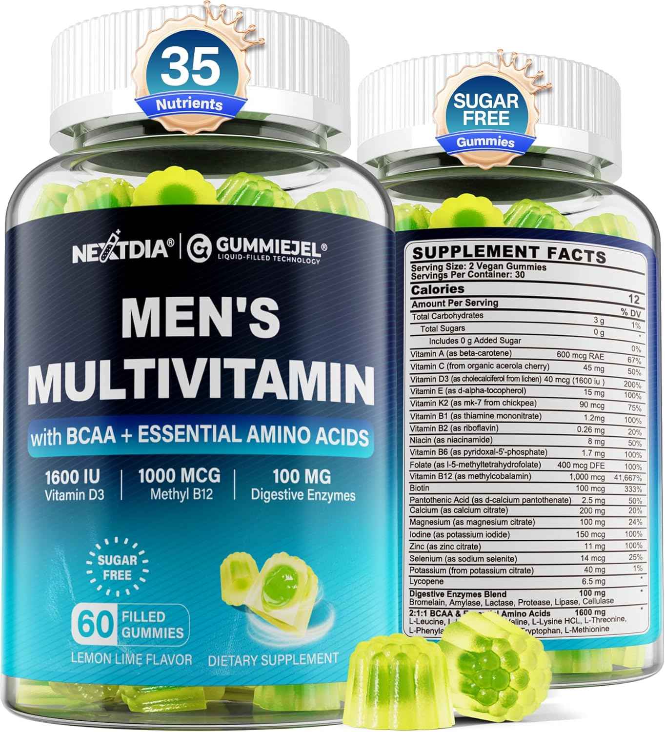 Bundle: Methylated Multivitamin for Men Gummies & Vitamin K2 Gummies