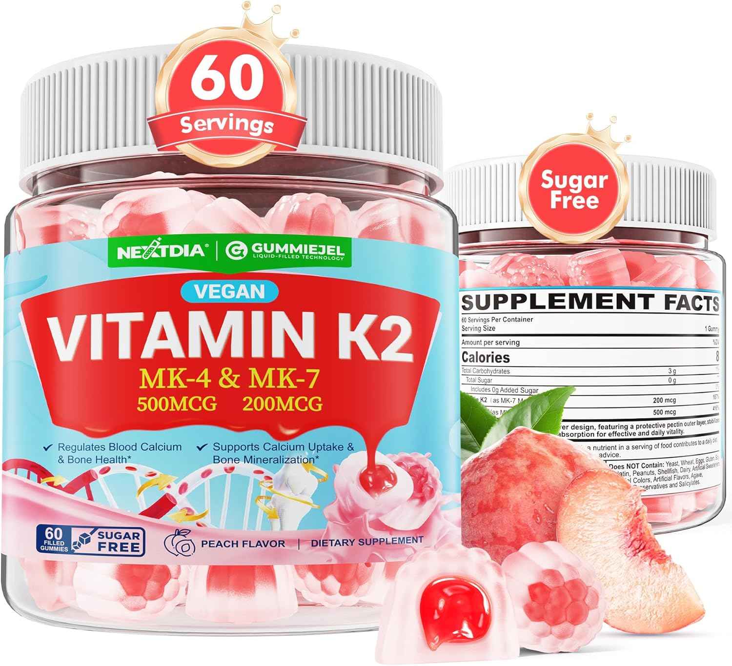 Bundle: Methylated Multivitamin for Men Gummies & Vitamin K2 Gummies