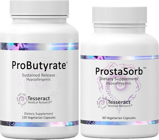 Butyric Acid Complex Gut & Prostate Supplement - Tesseract Medical Research Optimal Bundle