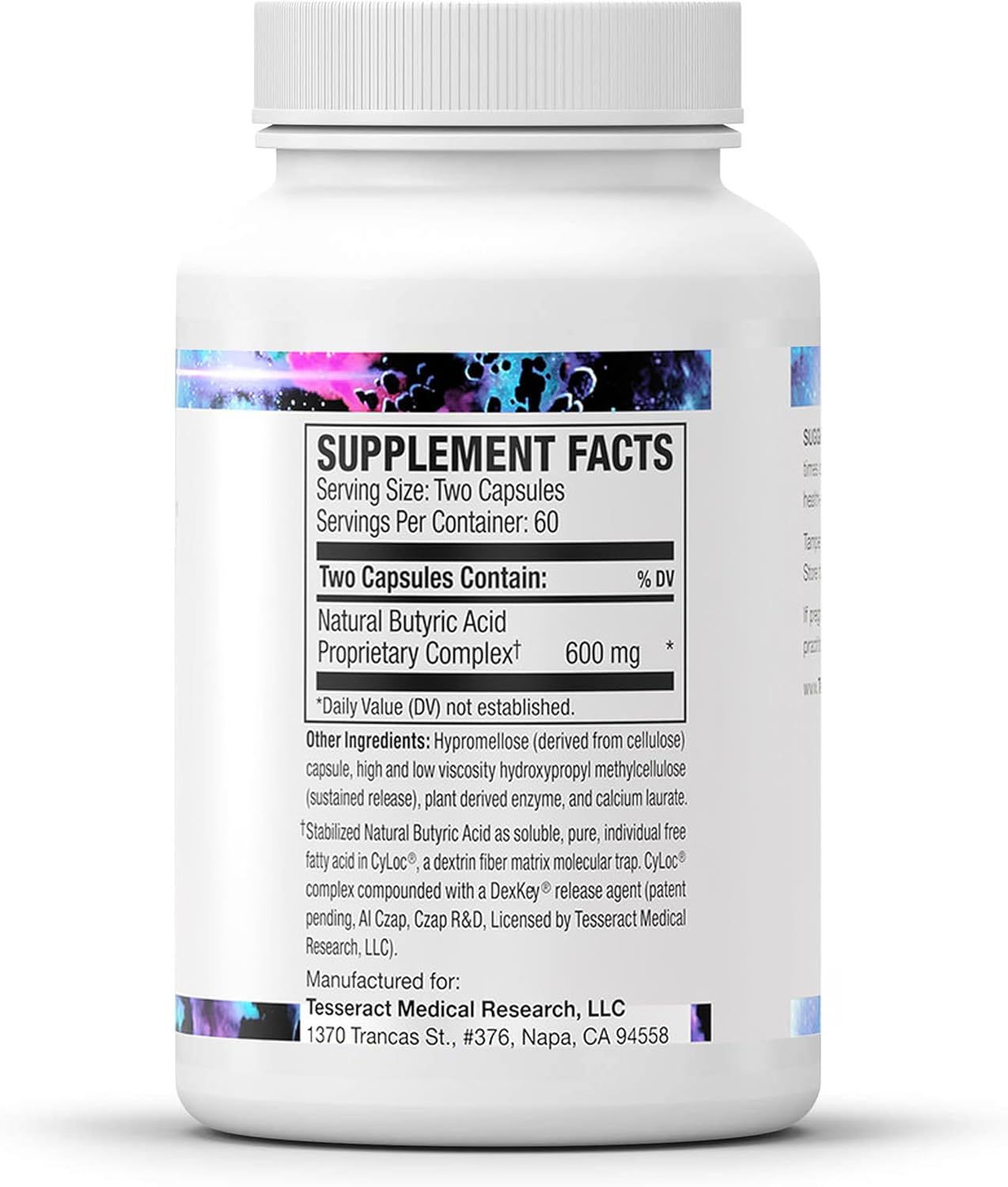 Butyric Acid Complex Gut & Prostate Supplement - Tesseract Medical Research Optimal Bundle