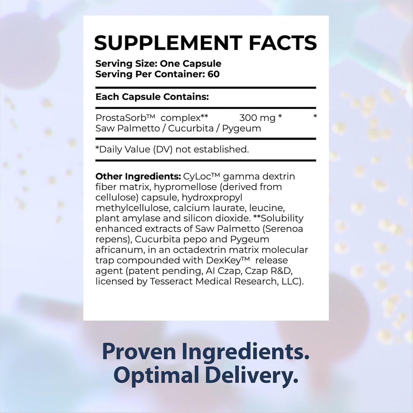 Butyric Acid Complex Gut & Prostate Supplement - Tesseract Medical Research Optimal Bundle