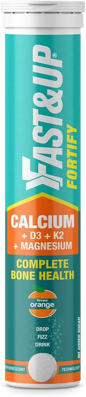 Calcium and Vitamin D3 Chewable Tablets for Enhanced Absorption - Orange Flavour, 20 Tablets, Complete Health Support