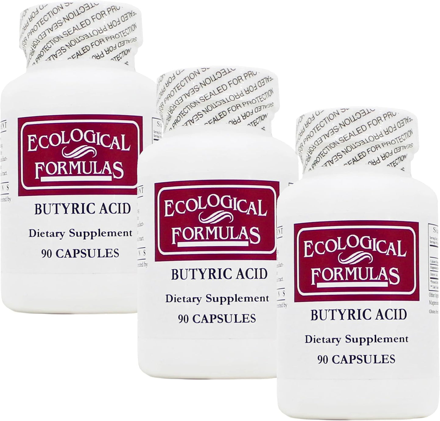 Calcium Magnesium Butyrate 3-Pack for Gut Health, Digestion, and Leaky Gut - Ecological Formulas