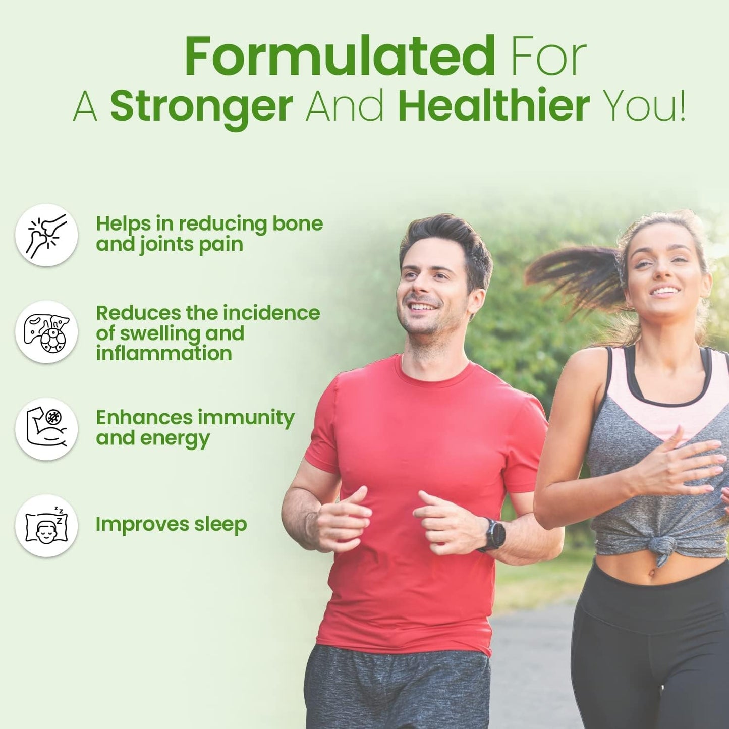 Calcium Magnesium Zinc Tablets with Vitamin D3, K2 & B12 for Bone & Joint Health - 60 Tablets