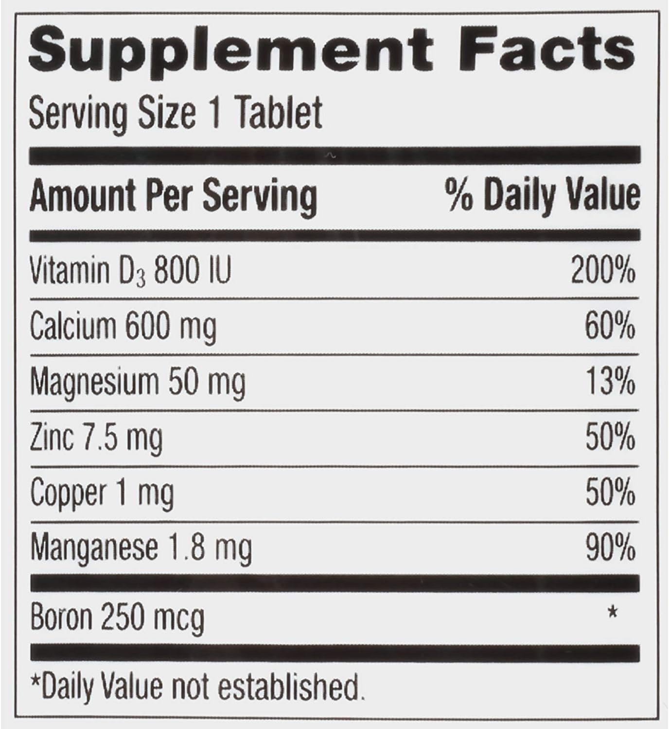 Caltrate Bone Health Advanced 2in1 Dual Action Minerals - 360 Tablets Value Pack - Calcium & Vitamin D Supplement