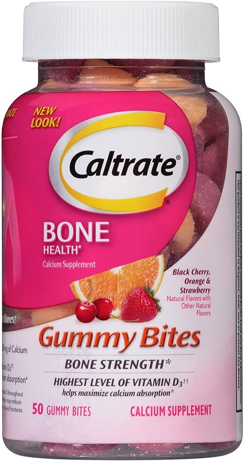 Caltrate +D Gummy Bites - 50 Count Size Pack