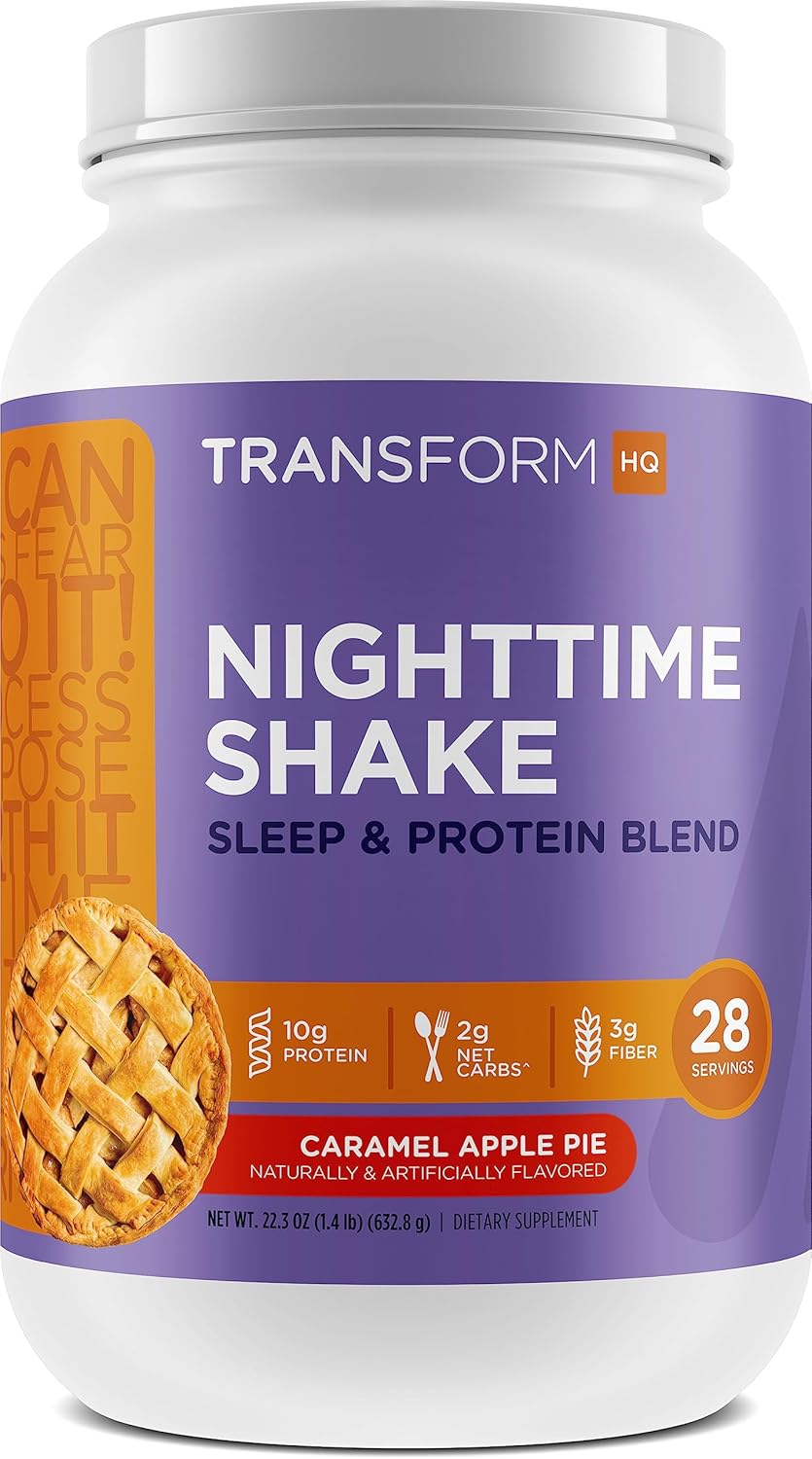 Caramel Apple Pie Nighttime Protein Shake - 28 Servings, Sleep & Recovery Blend